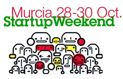 Este fin de semana participo como mentor y jurado en el Startup Weekend Murcia